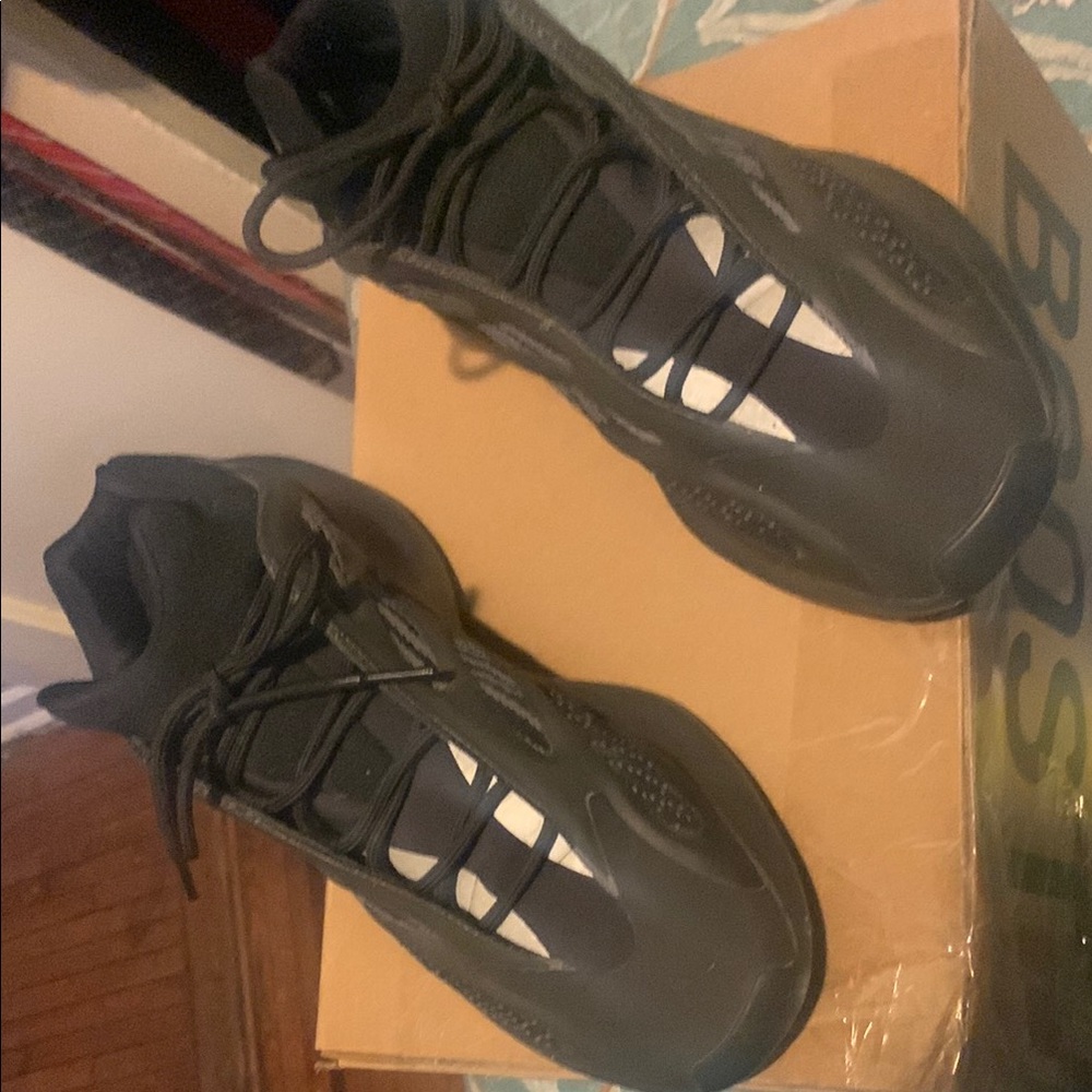 Yeezy Black and Gray Sneakers